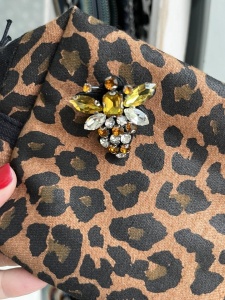 Queen Bee Make Up Bag - Leopard